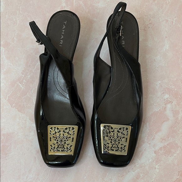 Tahari Shoes - “Wicked” Tahari Black Slingback “Elephaba”Women's Shoes